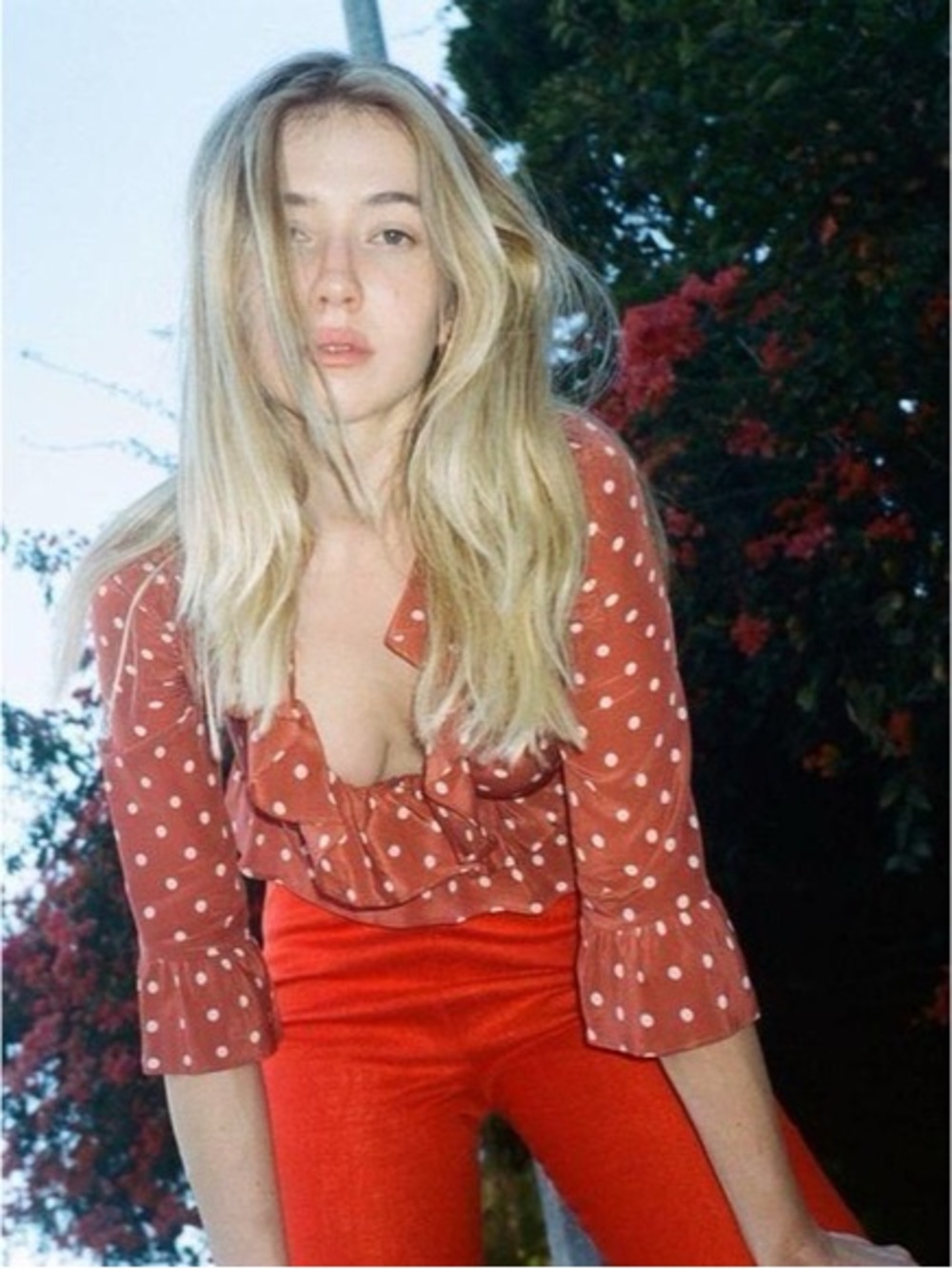 Realisation Par polka dot top